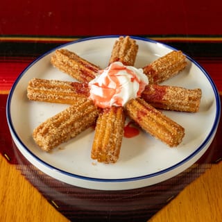 Churros with Ice Cream