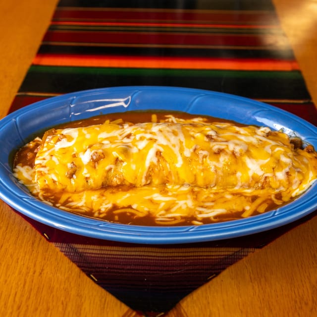 Loaded Bean Burrito.